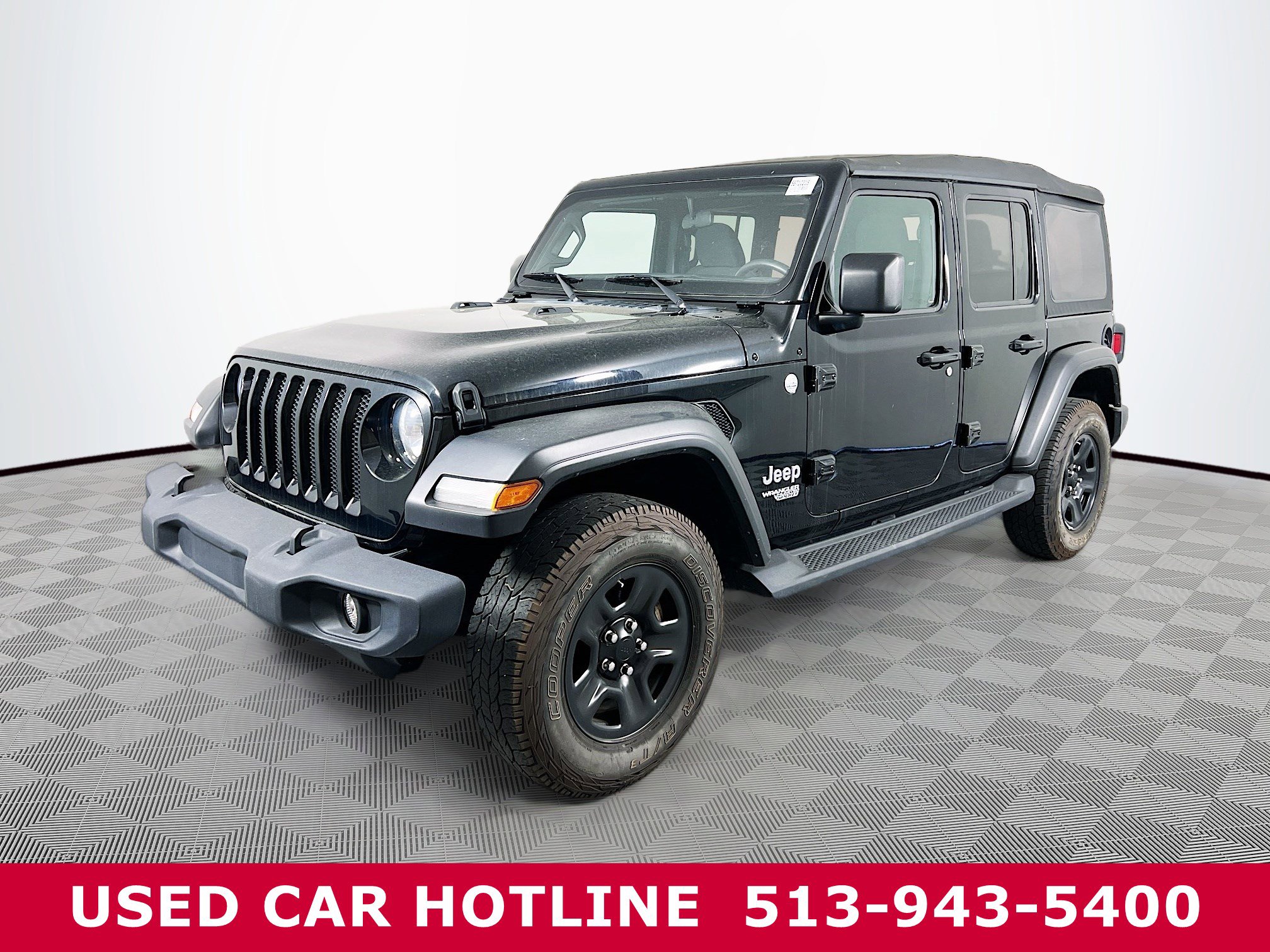Used 2021 Jeep Wrangler Unlimited Sport with VIN 1C4HJXDN4MW531395 for sale in Batavia, OH