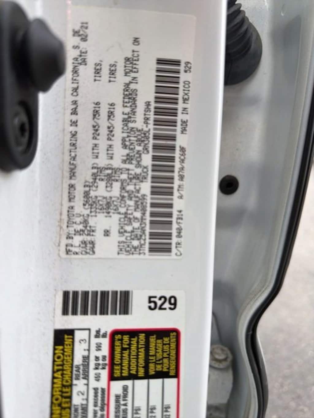 Used 2021 Toyota Tacoma 4WD SR Truck Double Cab