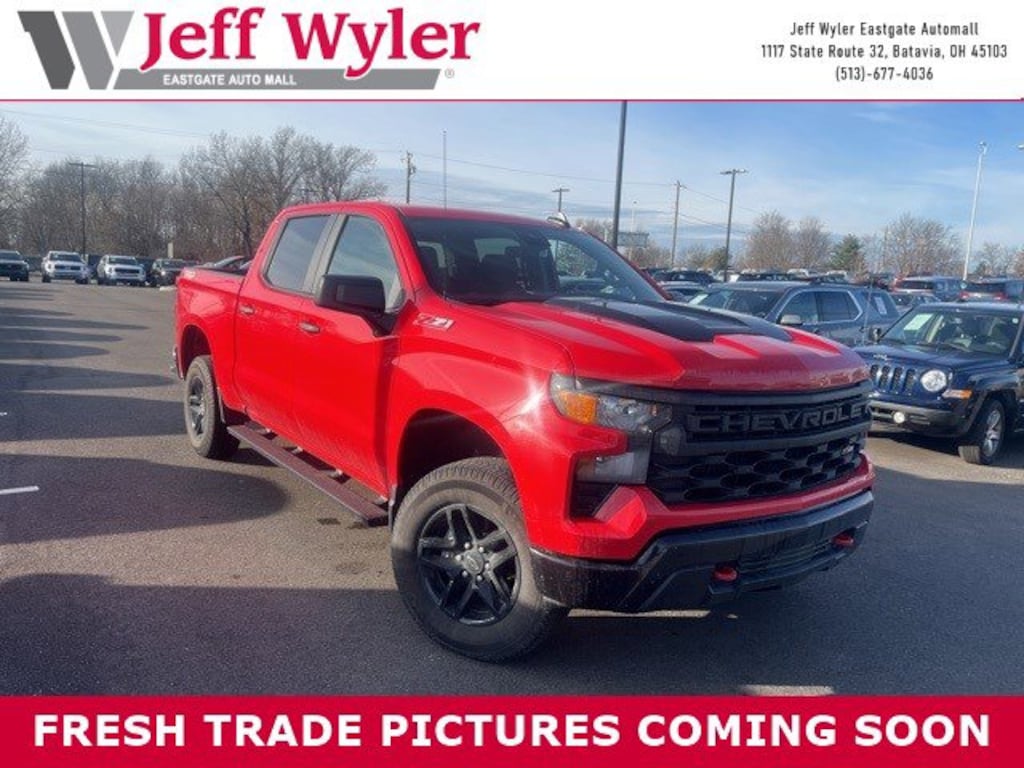 Used 2025 Chevrolet Silverado 1500 Custom Trail Boss Truck Crew Cab