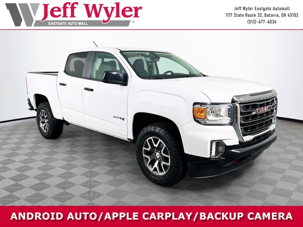 Used 2022 GMC Canyon 4WD AT4 w/Leather Truck Crew Cab