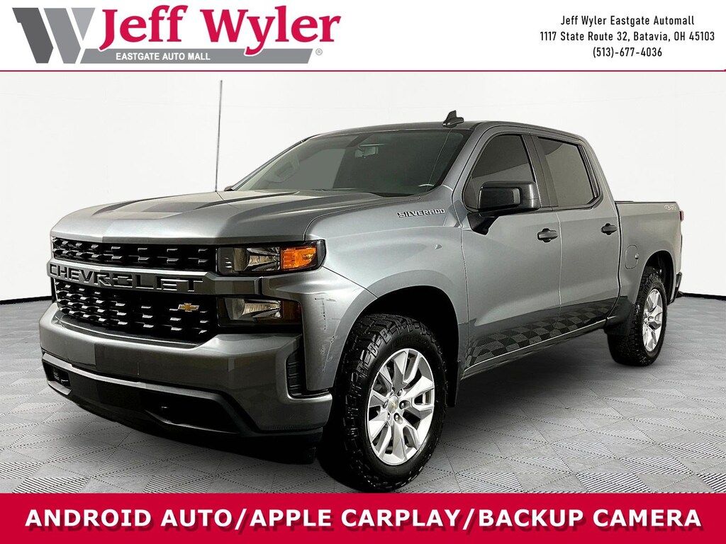 Used 2021 Chevrolet Silverado 1500 Custom Truck Crew Cab