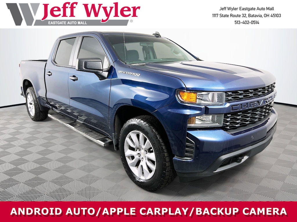 Used 2021 Chevrolet Silverado 1500 Custom Truck Crew Cab