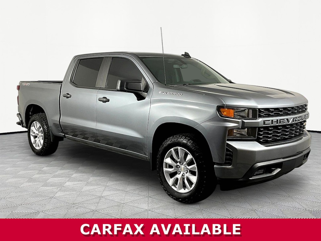 Used 2021 Chevrolet Silverado 1500 Custom Truck Crew Cab