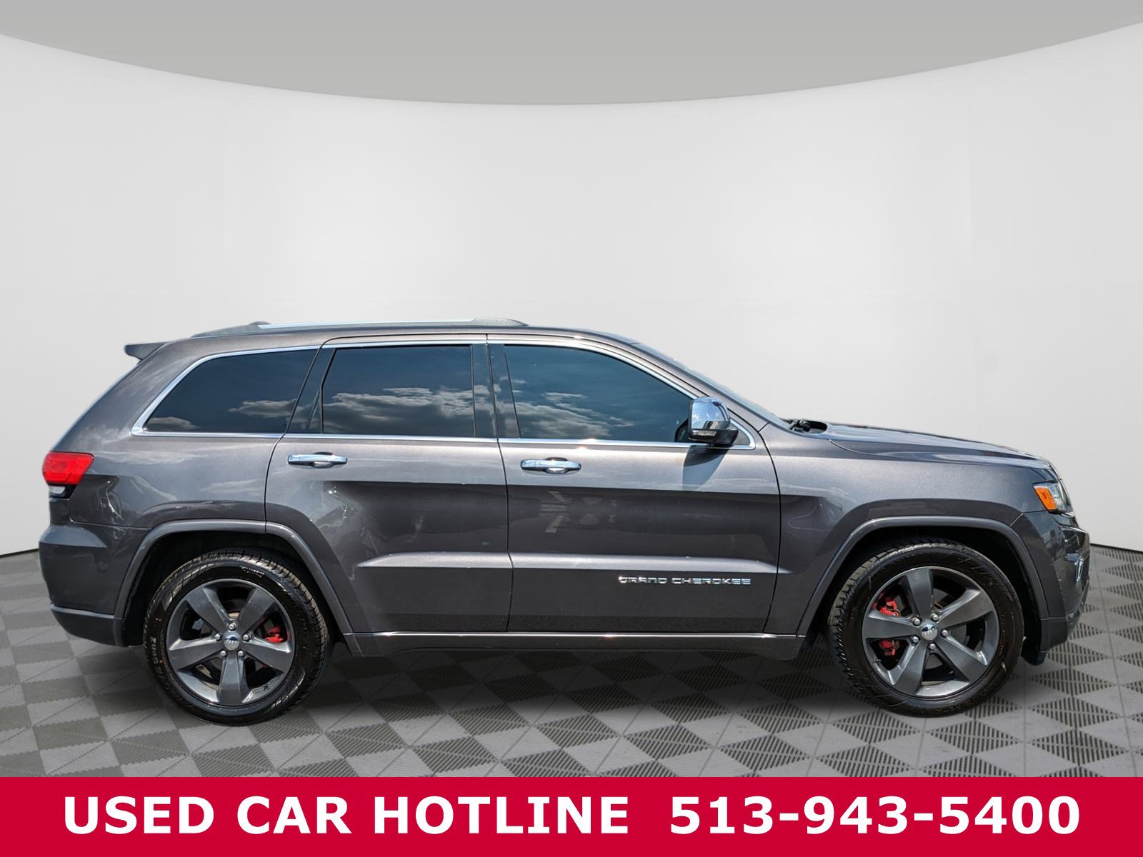 Used 2015 Jeep Grand Cherokee Overland with VIN 1C4RJFCT3FC124235 for sale in Batavia, OH