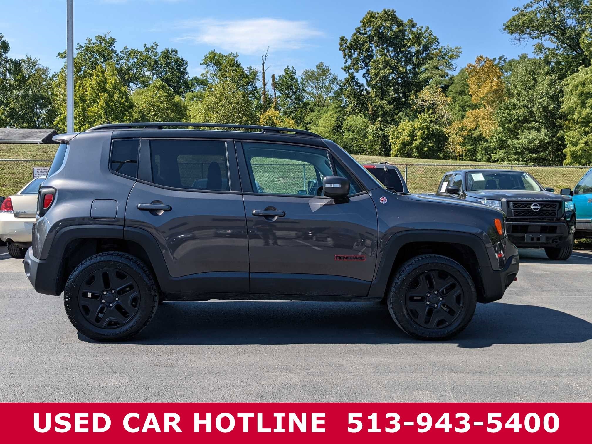 Used 2018 Jeep Renegade Trailhawk with VIN ZACCJBCB9JPH05281 for sale in Batavia, OH