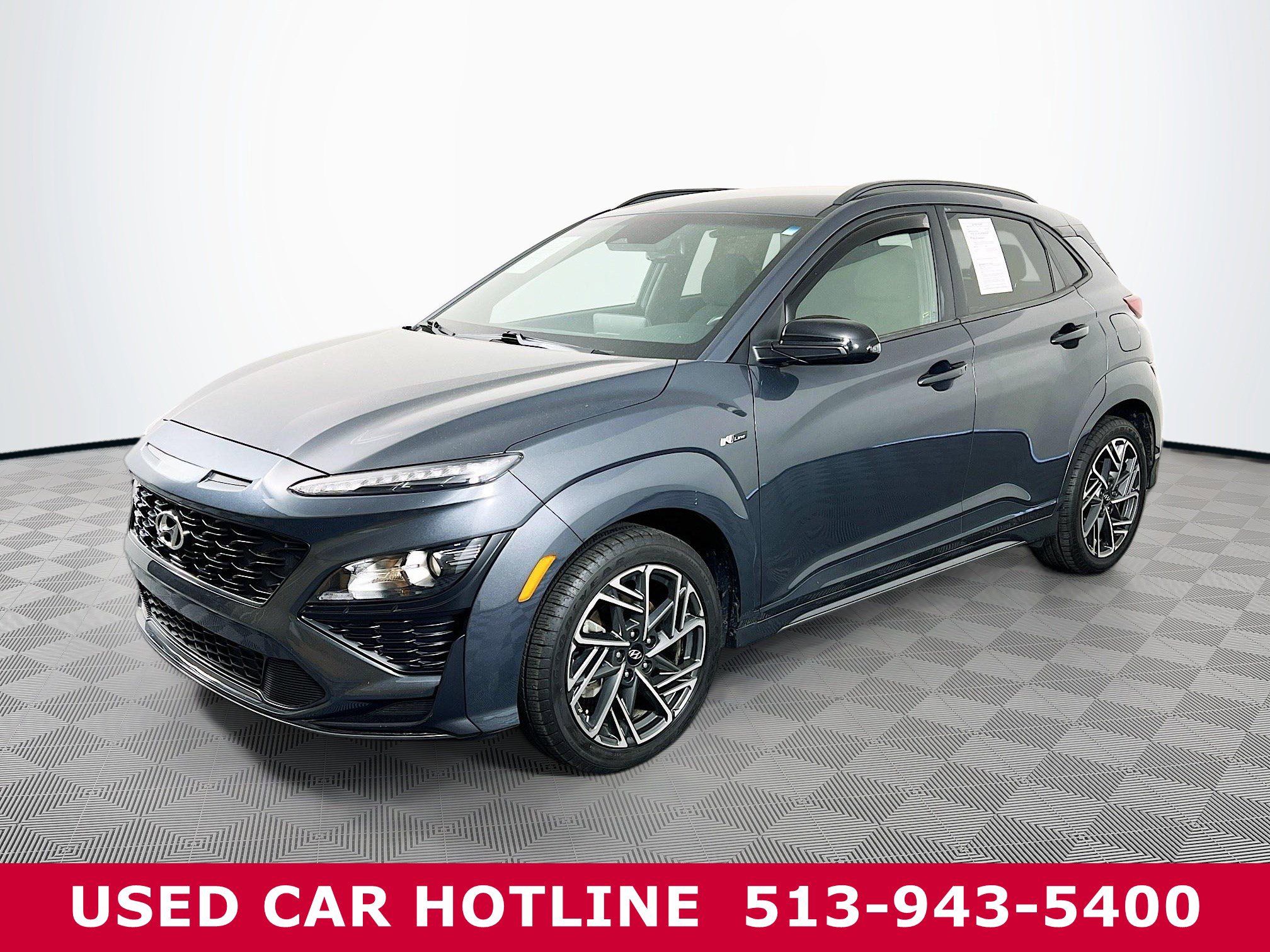 Used 2022 Hyundai Kona N Line with VIN KM8K33A37NU785557 for sale in Batavia, OH