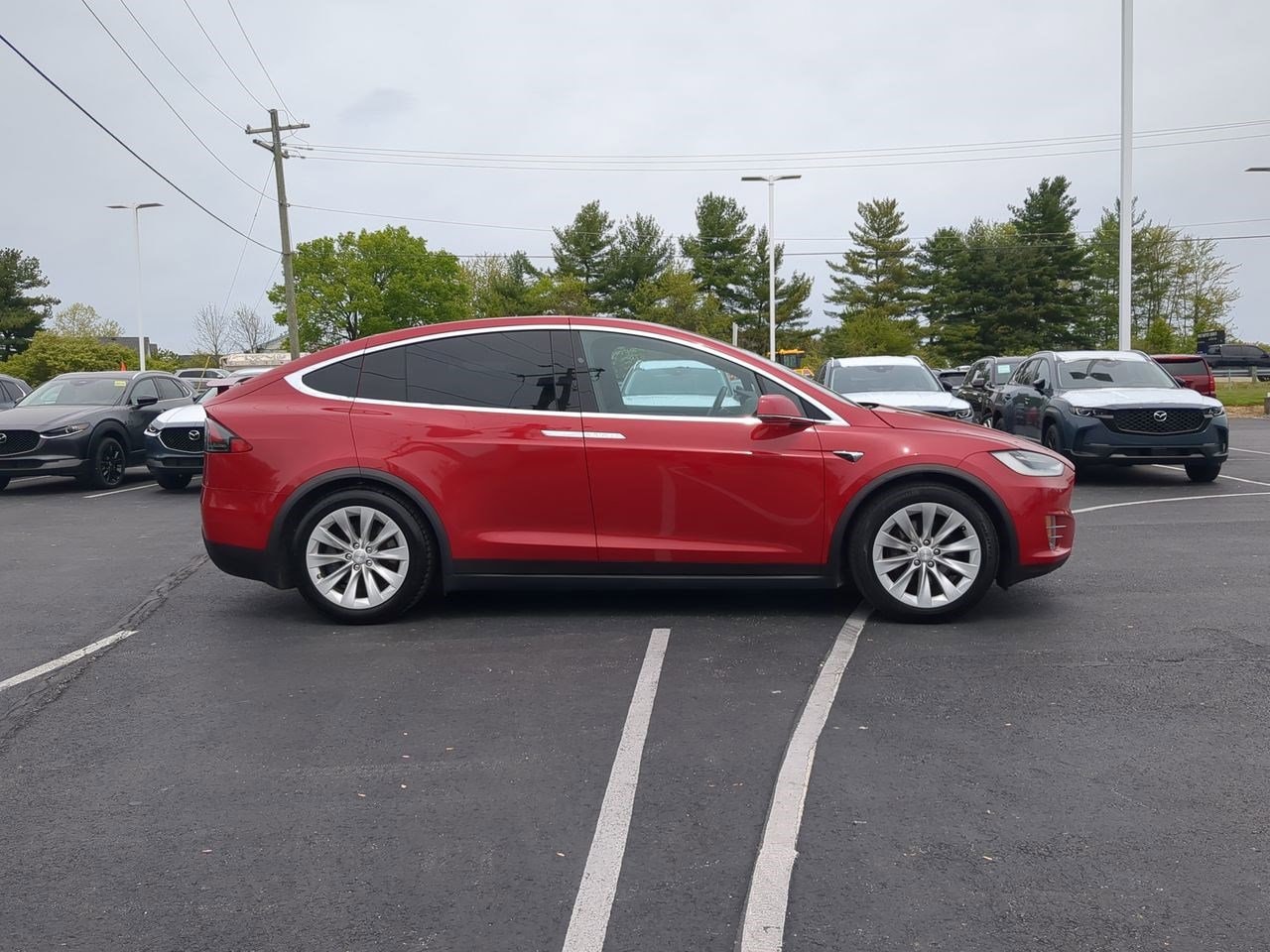 Used 2017 Tesla Model X 75D with VIN 5YJXCDE20HF077469 for sale in Batavia, OH
