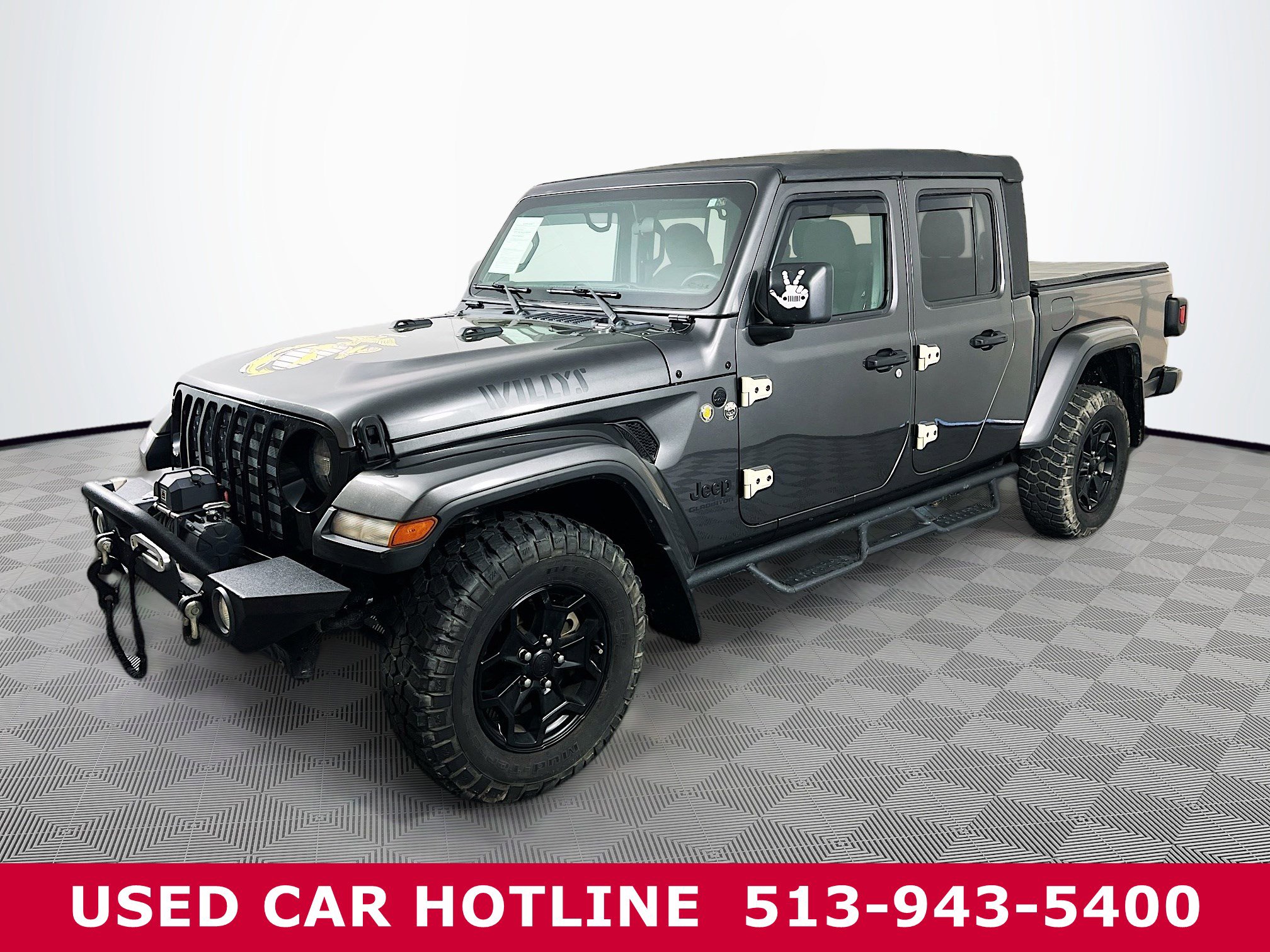 Used 2021 Jeep Gladiator WILLYS with VIN 1C6HJTAG2ML555458 for sale in Batavia, OH