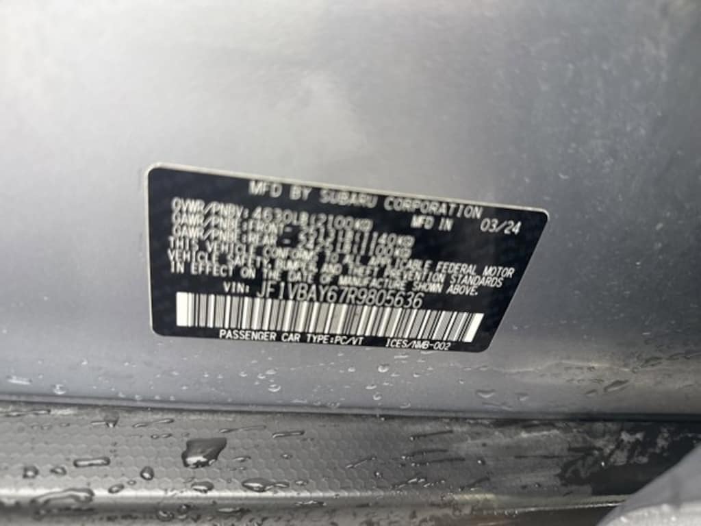 Used 2024 Subaru WRX TR Sedan