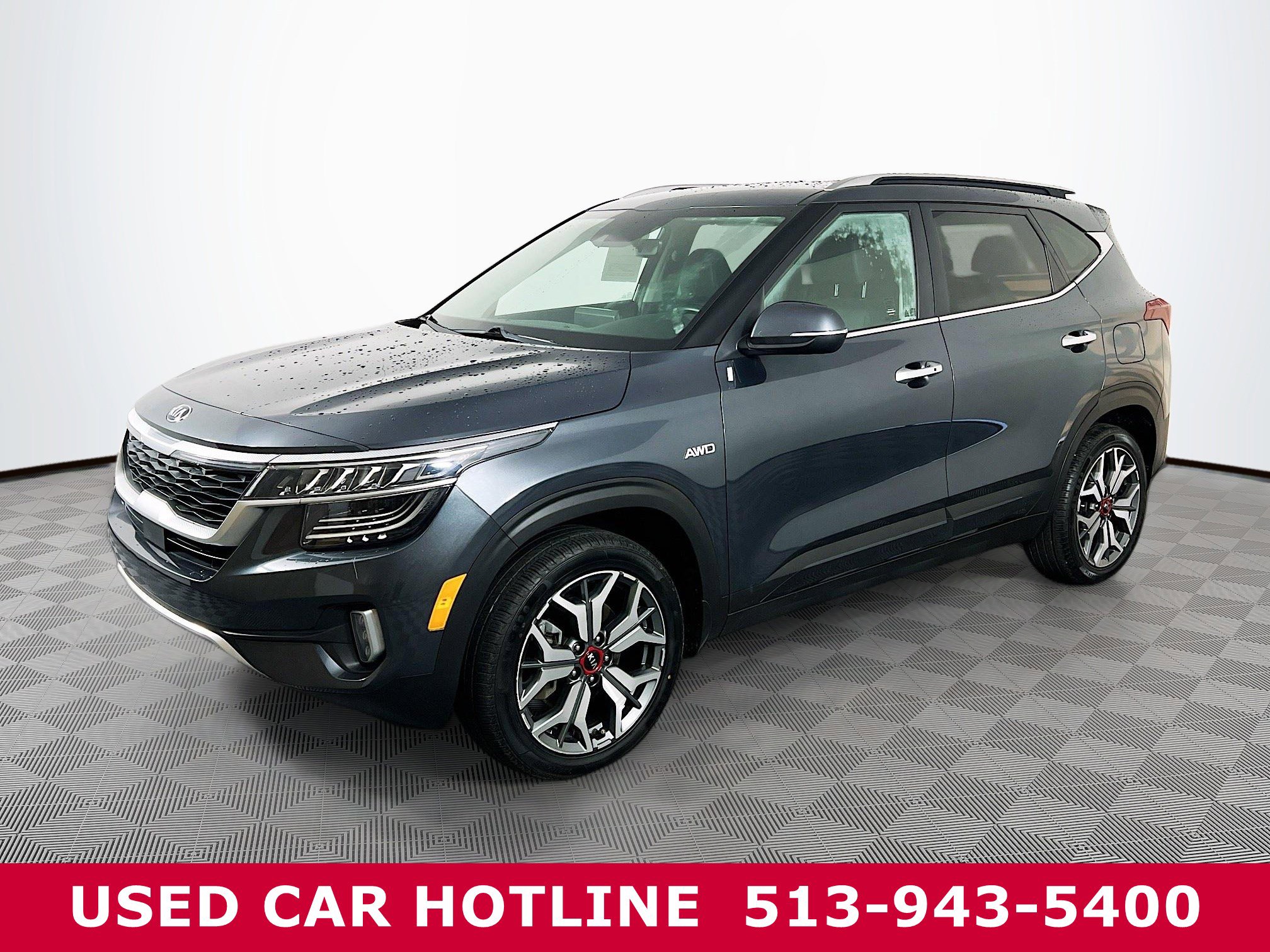 Used 2021 Kia Seltos SX with VIN KNDETCA29M7115658 for sale in Batavia, OH