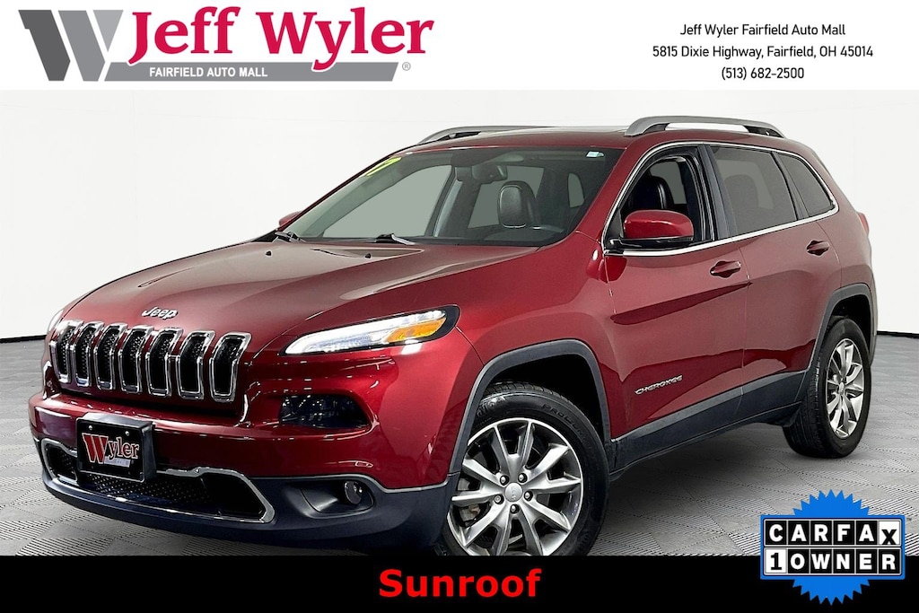 Used 2017 Jeep Cherokee Limited 4x4 SUV