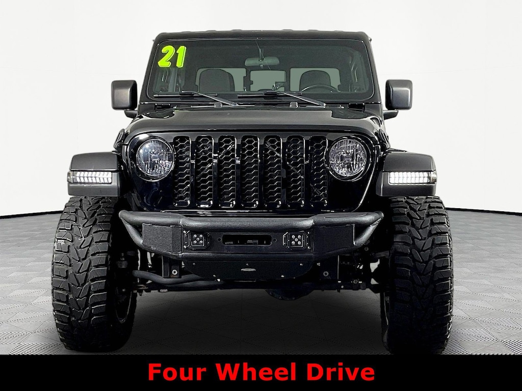 Used 2021 Jeep Gladiator Willys 4x4 Truck Crew Cab