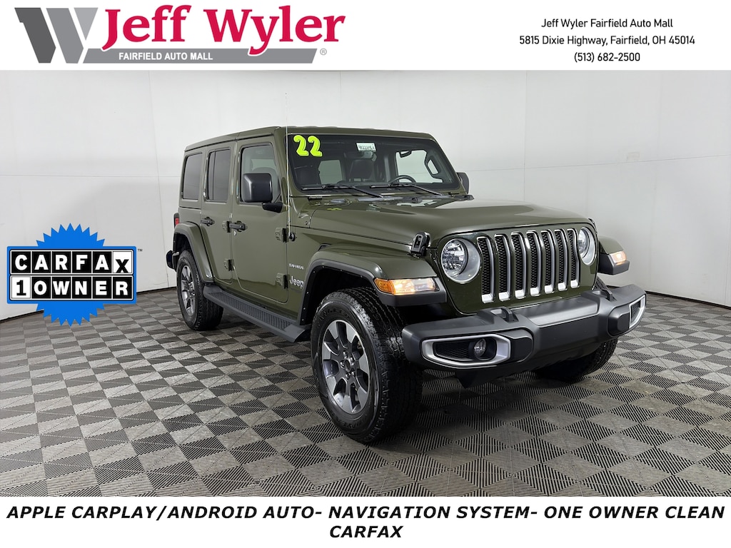 Used 2022 Jeep Wrangler Unlimited Sahara 4x4 SUV