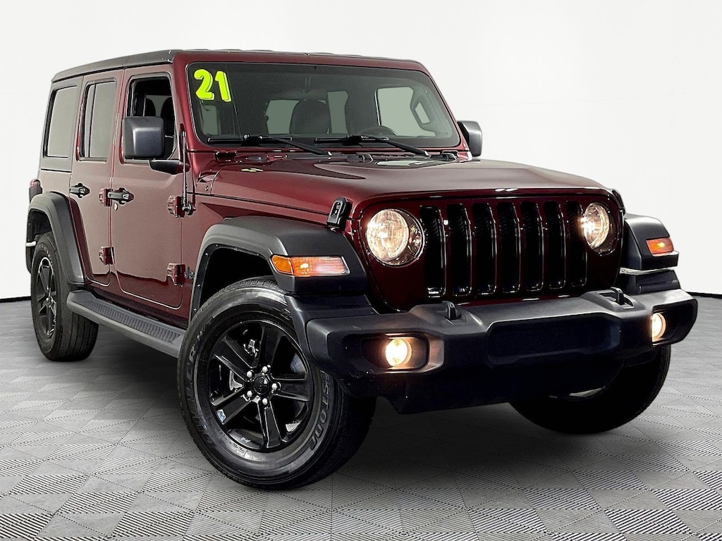 Used 2021 Jeep Wrangler Unlimited Sport Altitude 4x4 SUV
