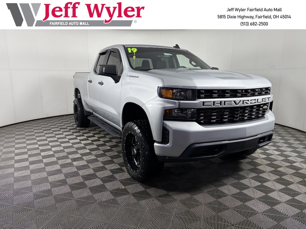 Used 2019 Chevrolet Silverado 1500 4WD Double Cab 147 Custom Truck Double Cab