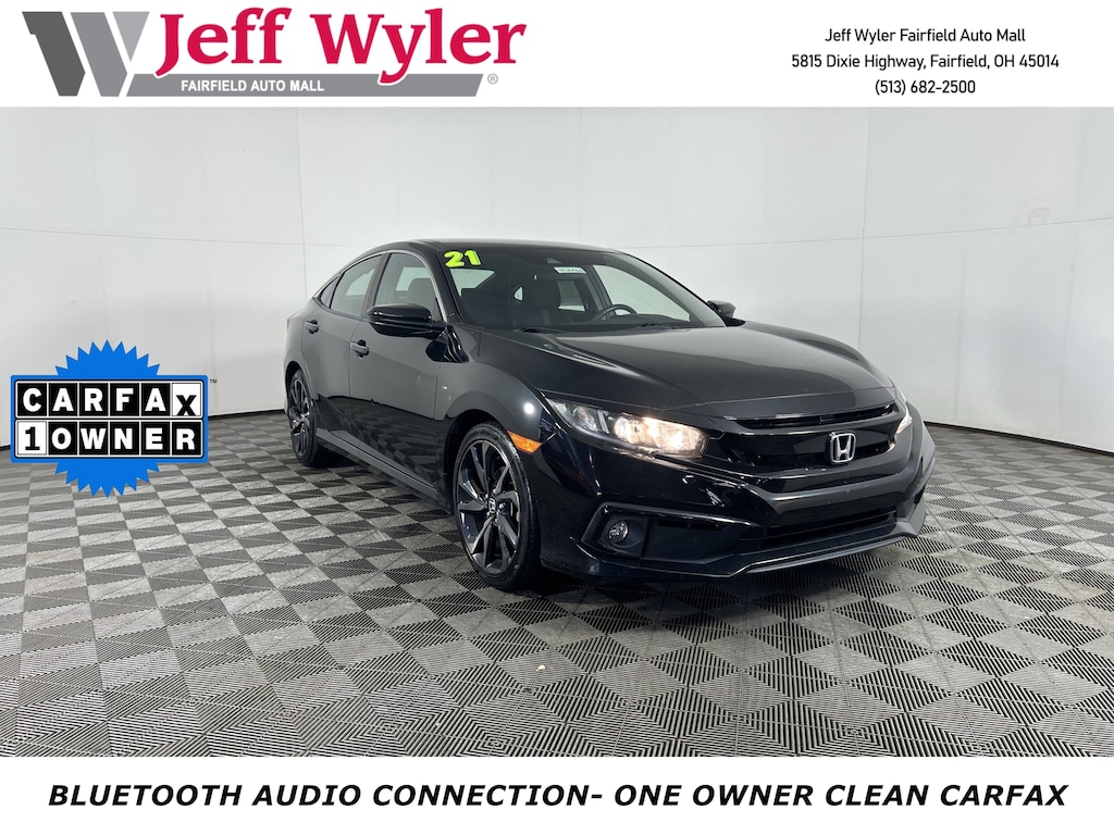 Used 2021 Honda Civic Sedan Sport CVT Sedan