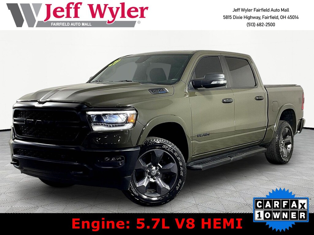 Used 2021 Ram 1500 Big Horn 4x4 Crew Cab 57 Box Truck Crew Cab