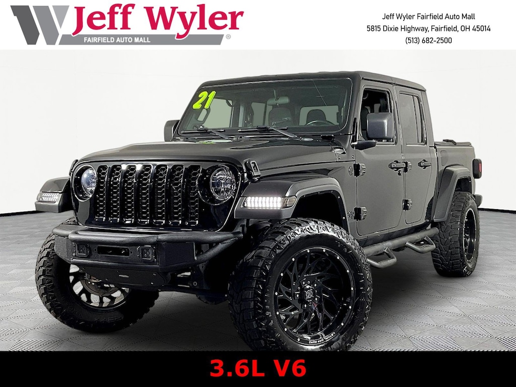 Used 2021 Jeep Gladiator Willys 4x4 Truck Crew Cab