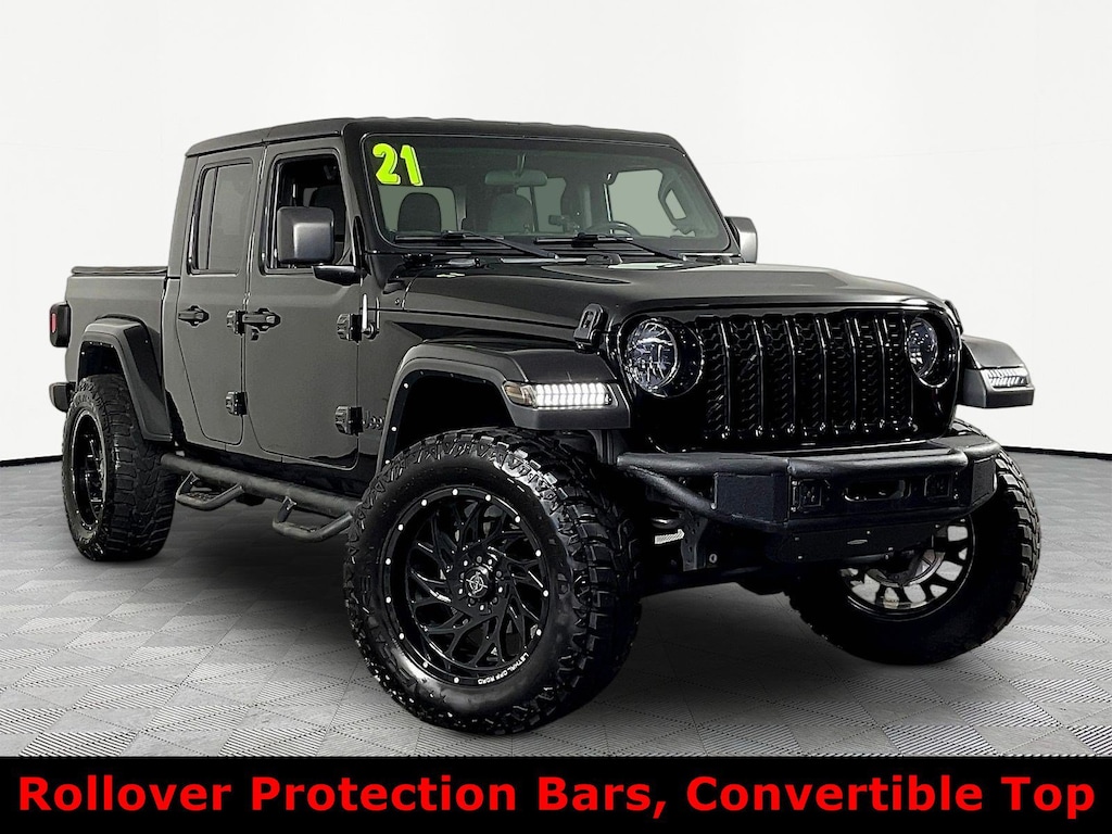 Used 2021 Jeep Gladiator Willys 4x4 Truck Crew Cab