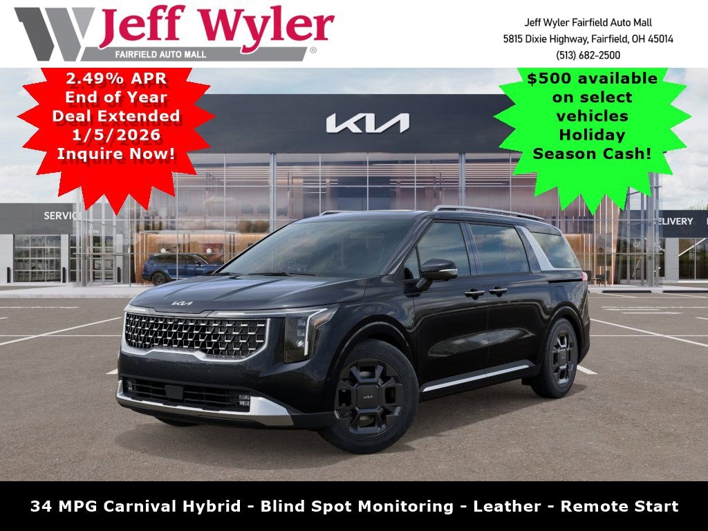 New 2026 Kia Carnival Hybrid SX Van Passenger Van