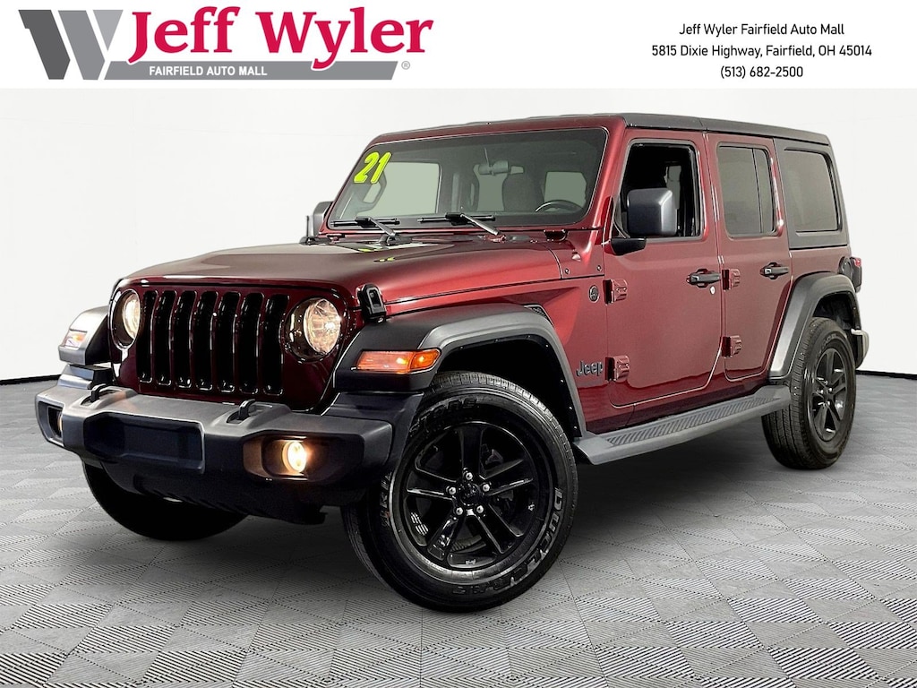 Used 2021 Jeep Wrangler Unlimited Sport Altitude 4x4 SUV