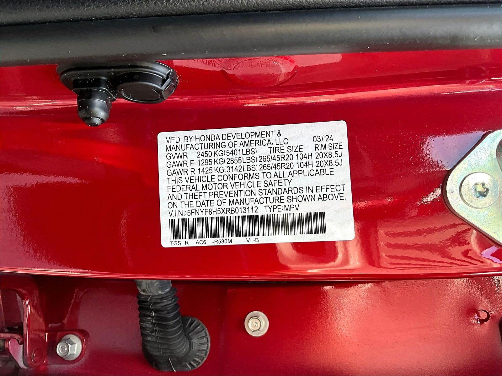 2024 Honda Passport EX-L - Photo 22