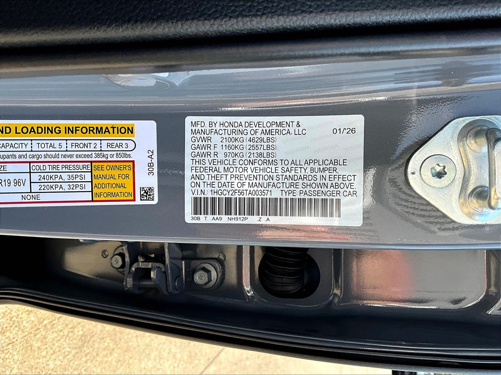 2026 Honda Accord Hybrid Sport - Photo 23