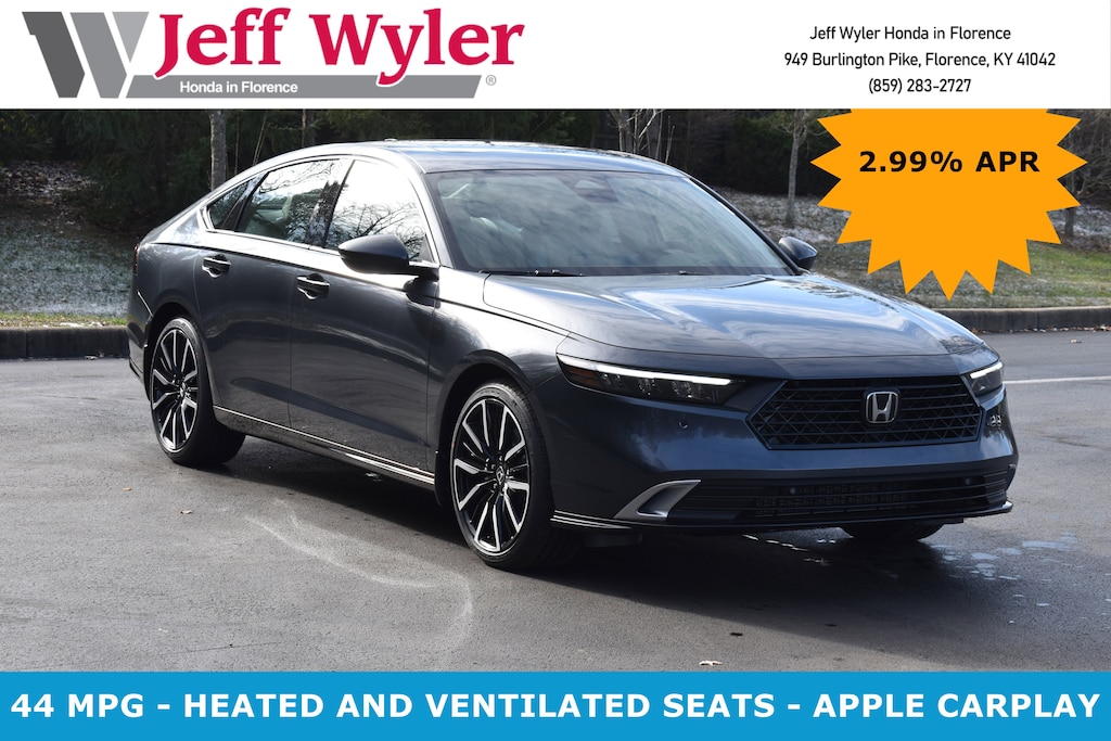 New 2025 Honda Accord Hybrid Touring Sedan