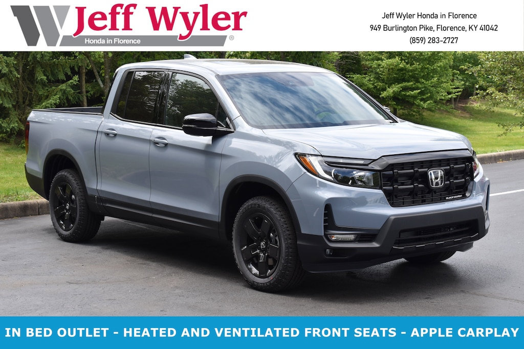 New 2026 Honda Ridgeline Black Edition Truck Crew Cab