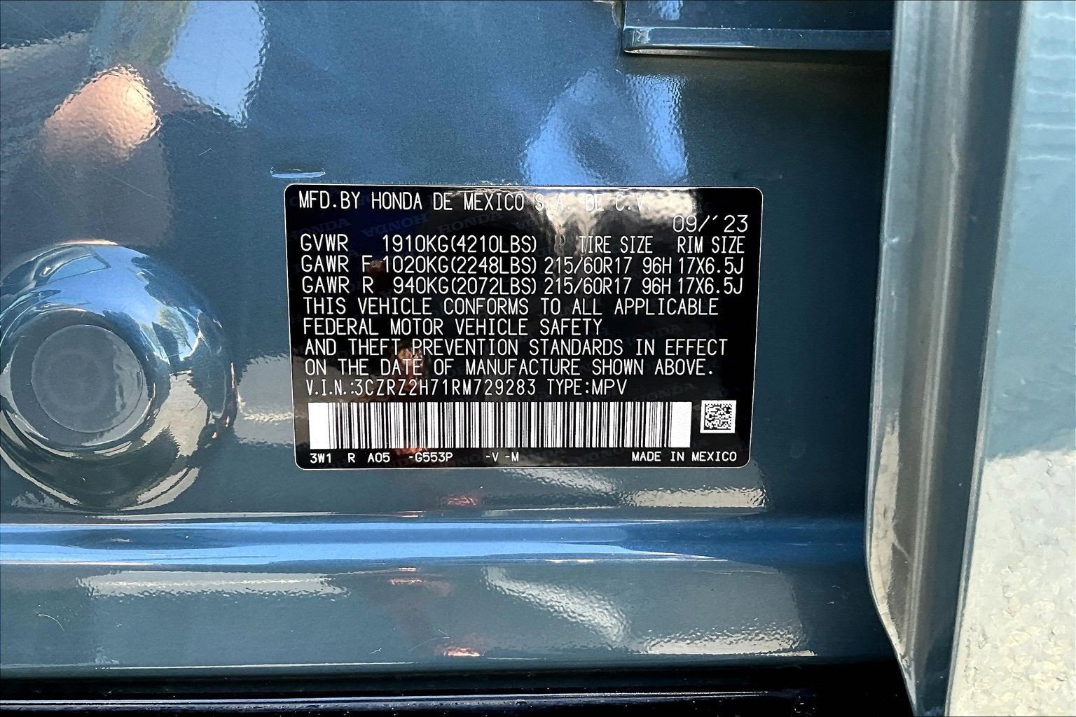 2024 Honda HR-V EX-L - Photo 19