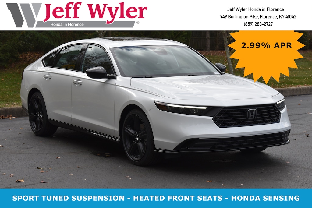 New 2025 Honda Accord Hybrid Sport-L Sedan