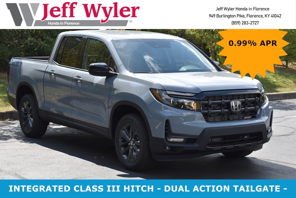 New 2025 Honda Ridgeline Sport Truck Crew Cab