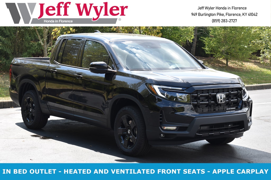 New 2026 Honda Ridgeline Black Edition Truck Crew Cab