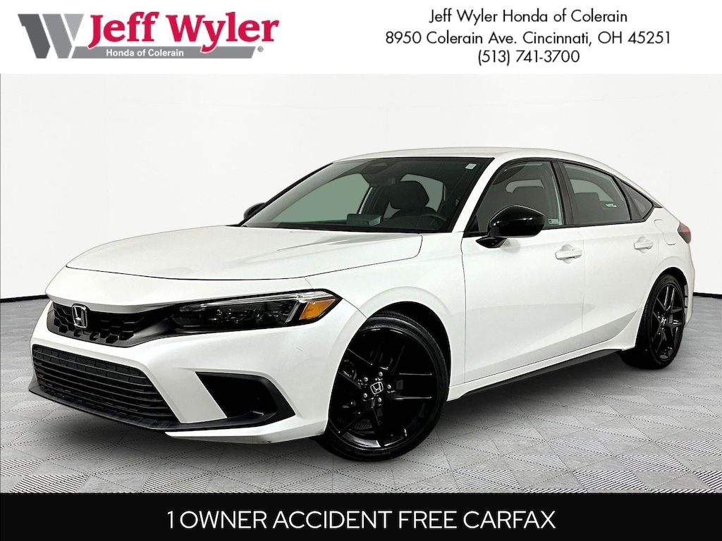 Certified 2024 Honda Civic Hatchback Sport CVT Hatchback