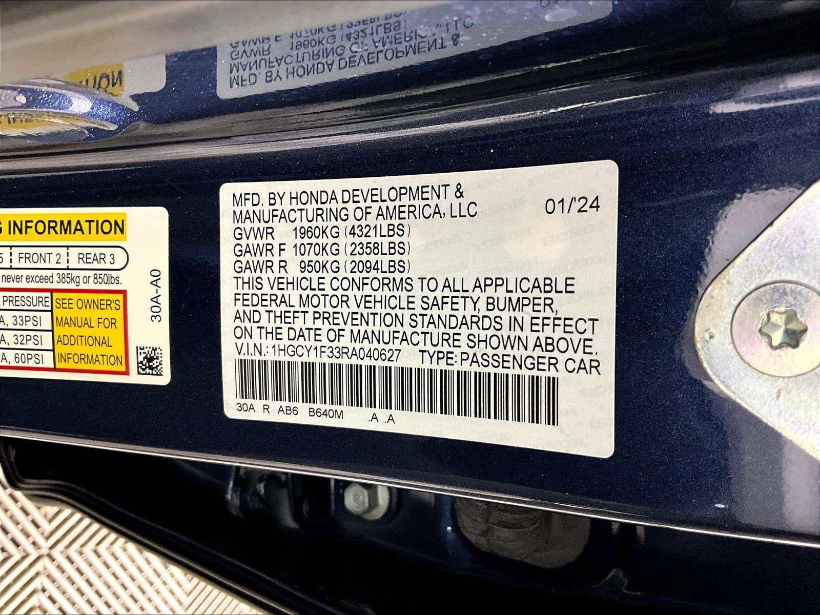 2024 Honda Accord EX - Photo 22