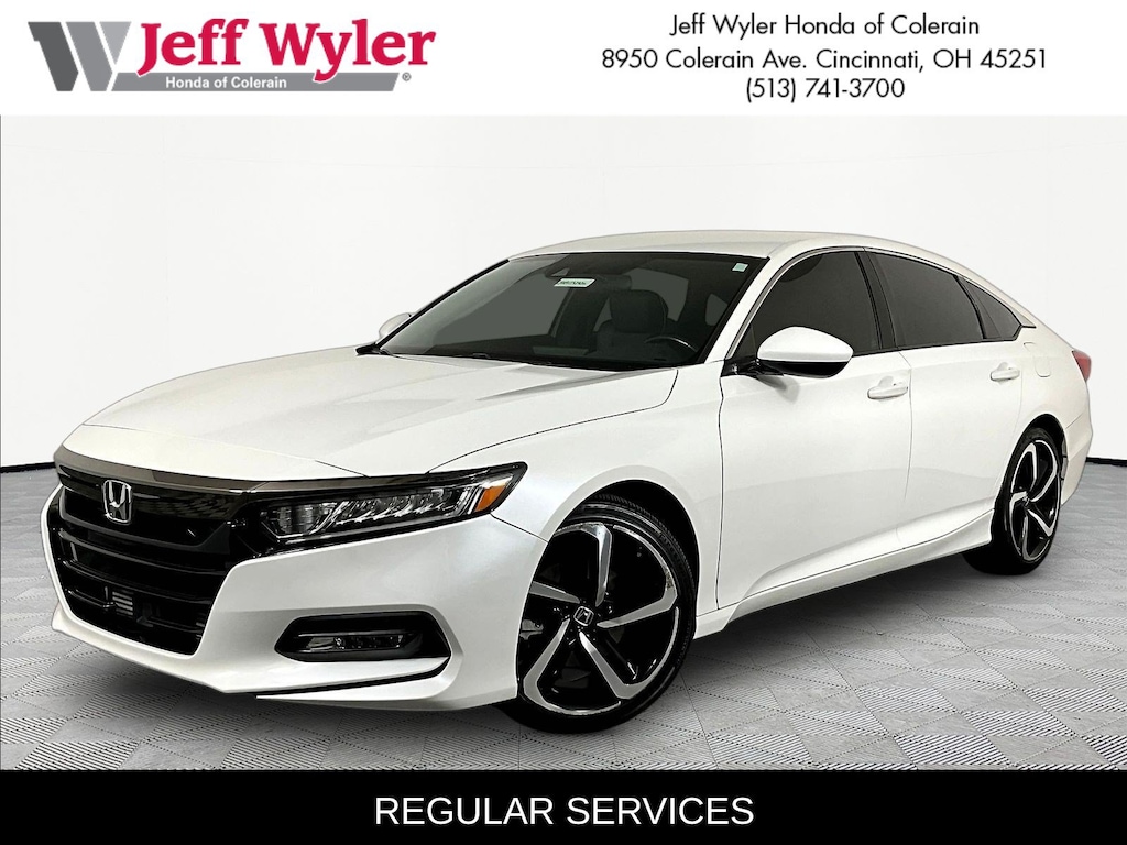 Certified 2019 Honda Accord Sedan Sport 1.5T CVT Sedan