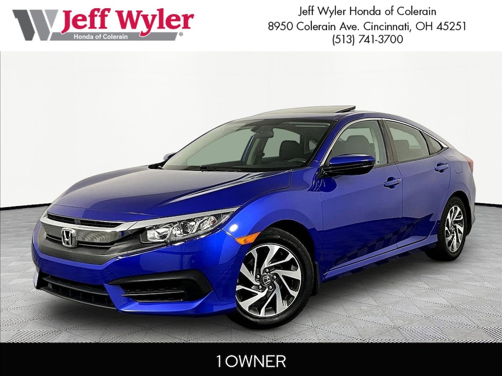 Used 2016 Honda Civic Sedan 4dr CVT EX Sedan