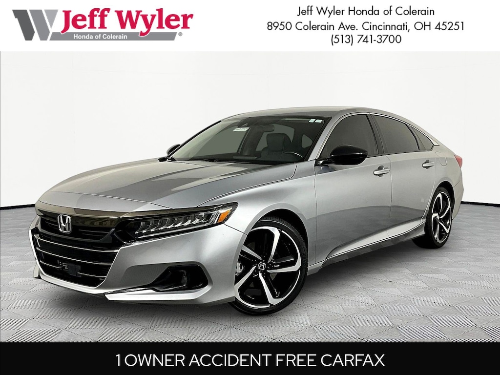 Certified 2021 Honda Accord Sedan Sport SE 1.5T CVT Sedan
