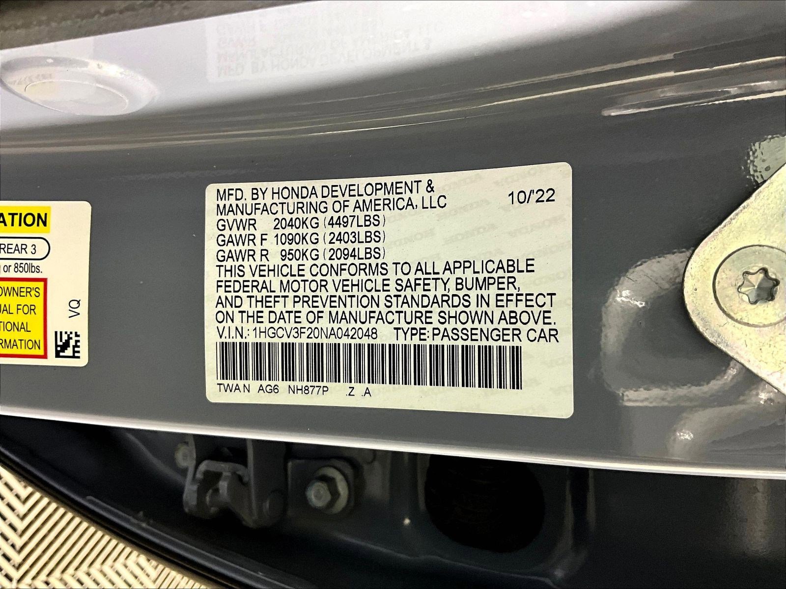 2022 Honda Accord Hybrid Sport - Photo 19