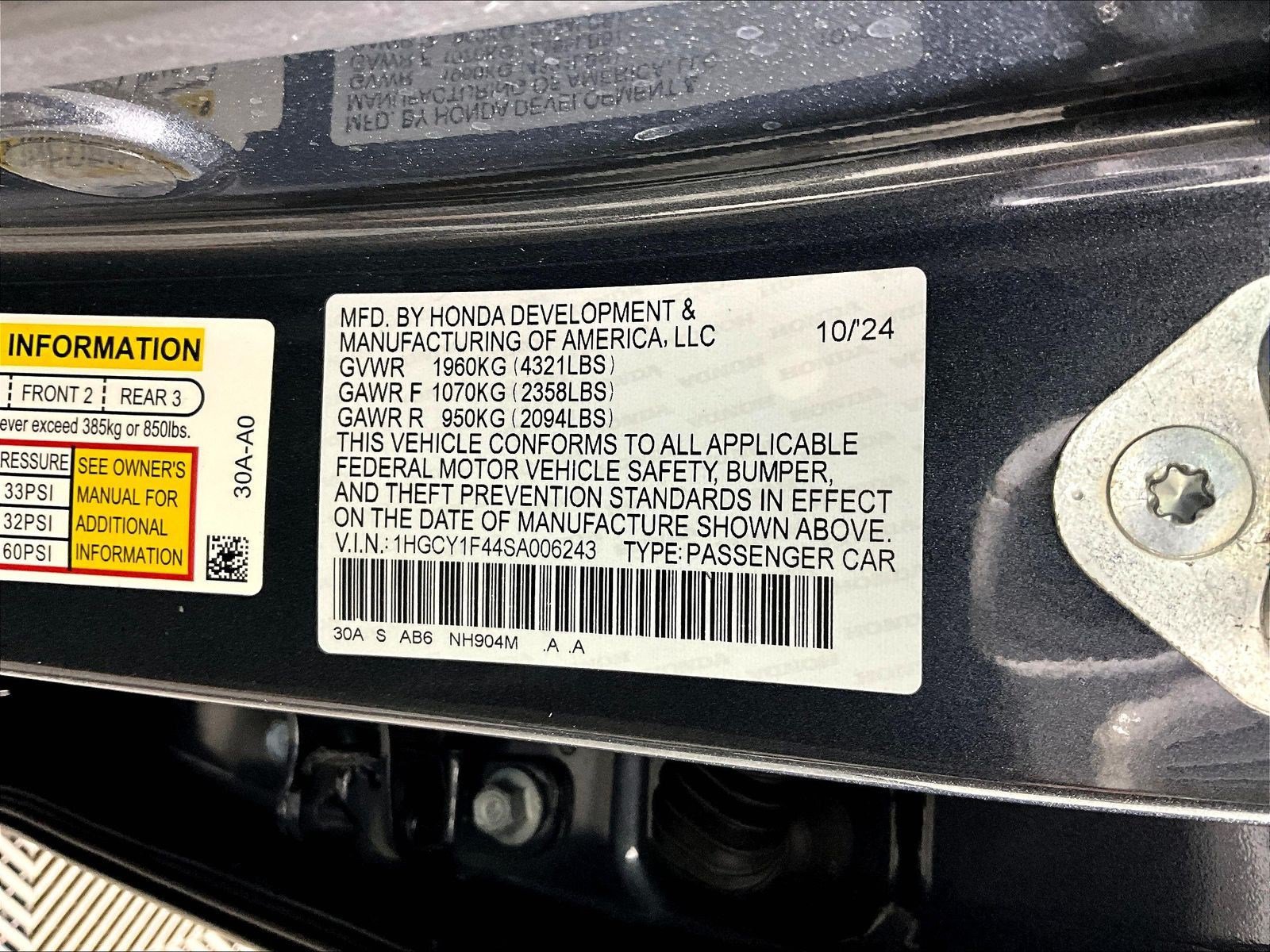 2025 Honda Accord SE - Photo 22