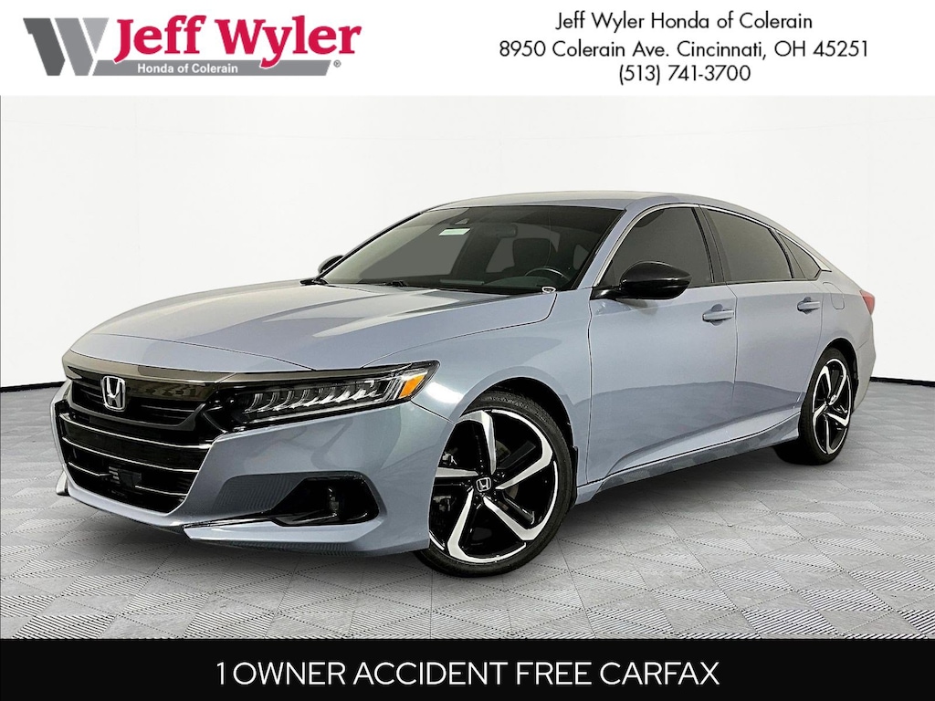 Certified 2021 Honda Accord Sedan Sport 1.5T CVT Sedan