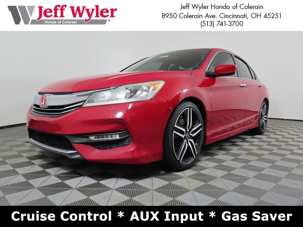 Certified 2016 Honda Accord Sedan 4dr I4 CVT Sport Sedan