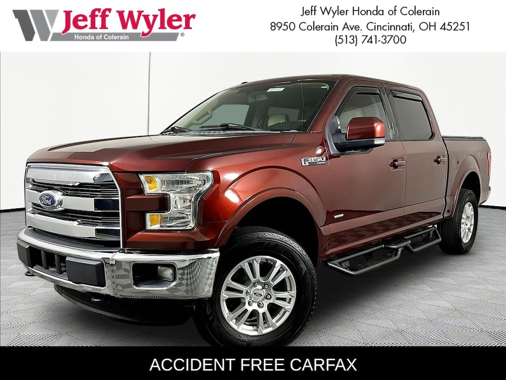 Used 2016 Ford F-150 4WD SuperCrew 145 Lariat Truck SuperCrew Cab