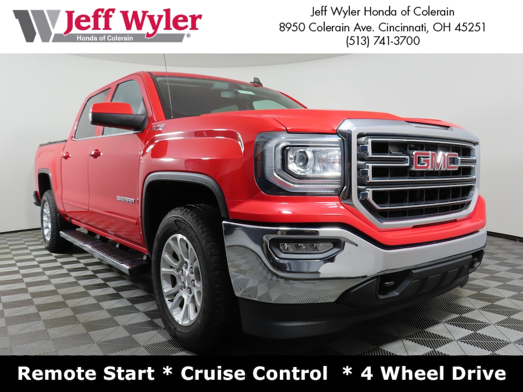 Used 2017 GMC Sierra 1500 4WD Crew Cab 143.5 SLE Truck Crew Cab