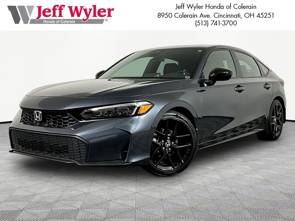 Certified 2025 Honda Civic Hatchback Sport CVT Hatchback