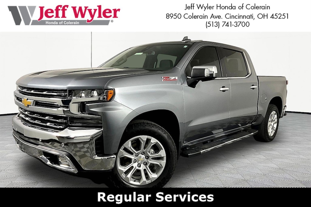 Used 2021 Chevrolet Silverado 1500 4WD Crew Cab 147 LTZ Truck Crew Cab