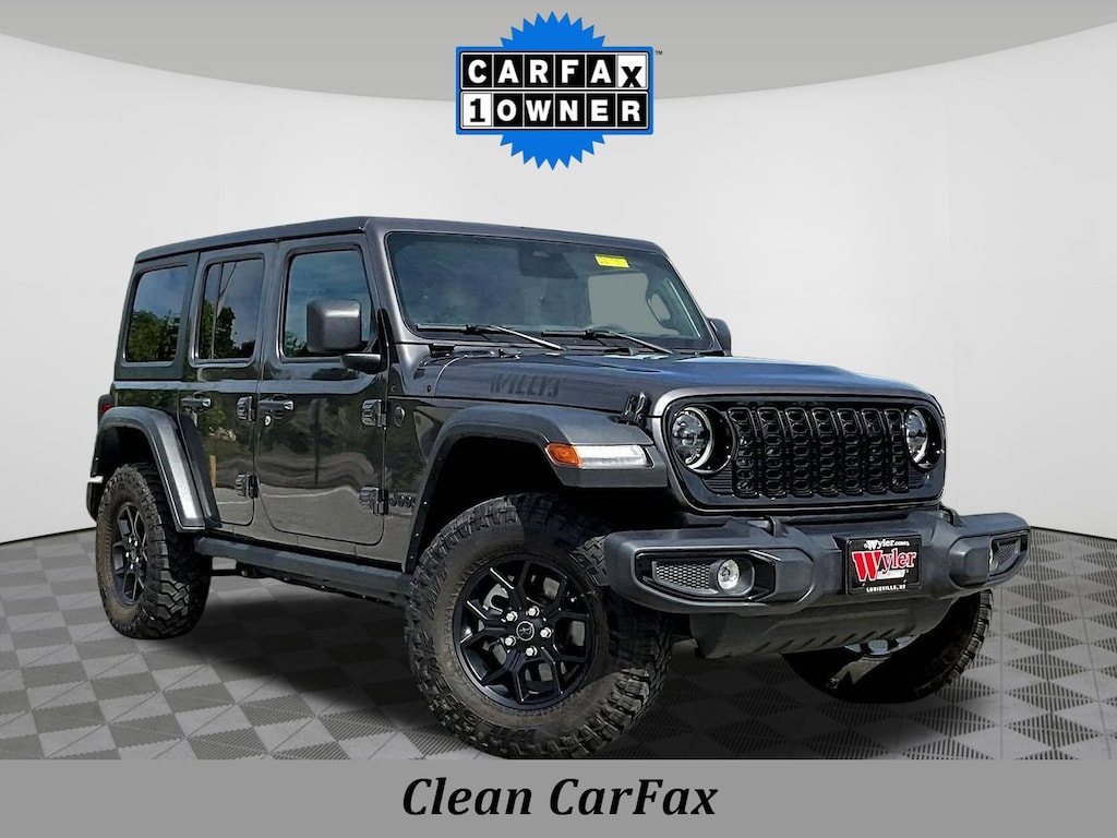 Used 2025 Jeep Wrangler Willys 4 Door 4x4 SUV