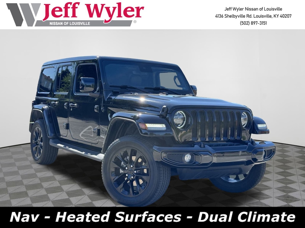 Used 2021 Jeep Wrangler Unlimited Sahara High Altitude 4x4 SUV