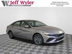 2026 Hyundai Elantra Hybrid Blue Sedan