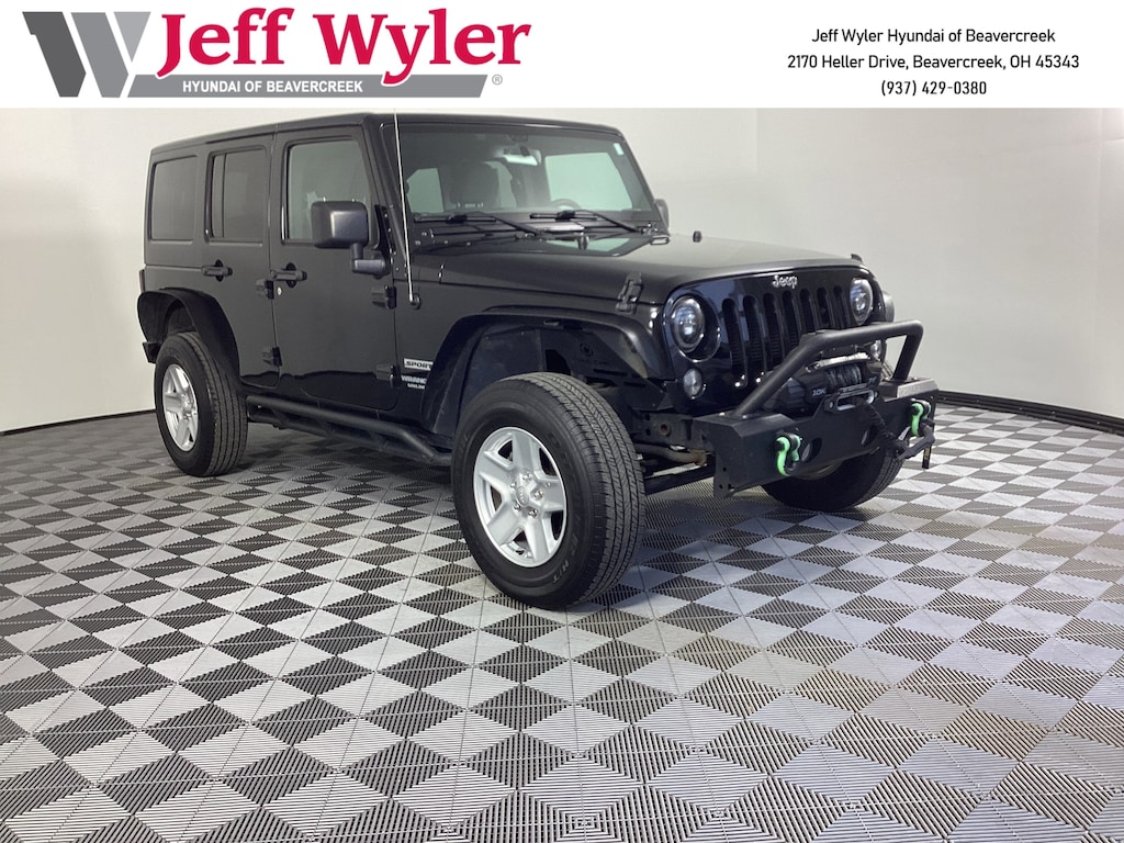 Used 2017 Jeep Wrangler JK Unlimited Sport 4x4 Sport 4x4